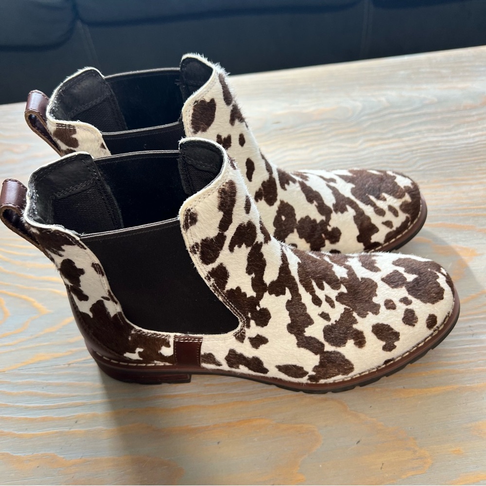 Ariat Women's Wexford Cow Hair Round Toe Chelsea Boots size 9 - Picture 3 of 9